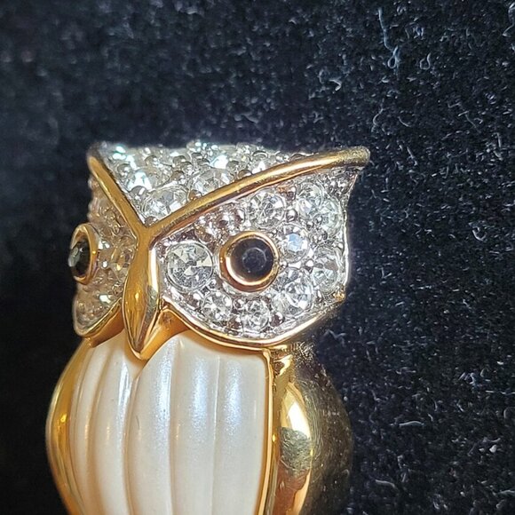 Signed D'orlan Gold Toned with Swarovsky Crystal - Picture 5 of 8